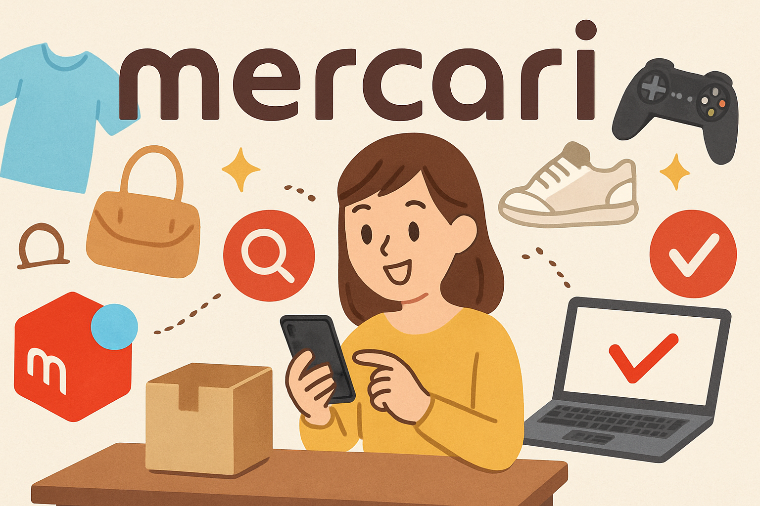 メルカリで発送方法変更をお願いされたときの返事例文