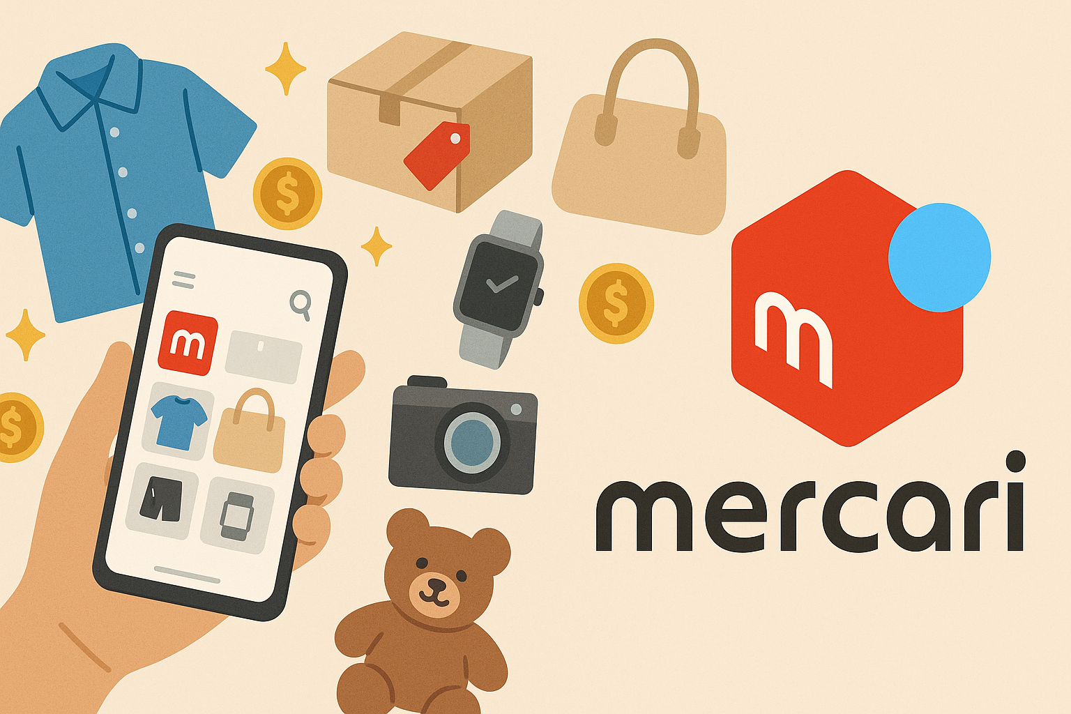 メルカリの通知がiPhoneにこないときの原因と設定方法