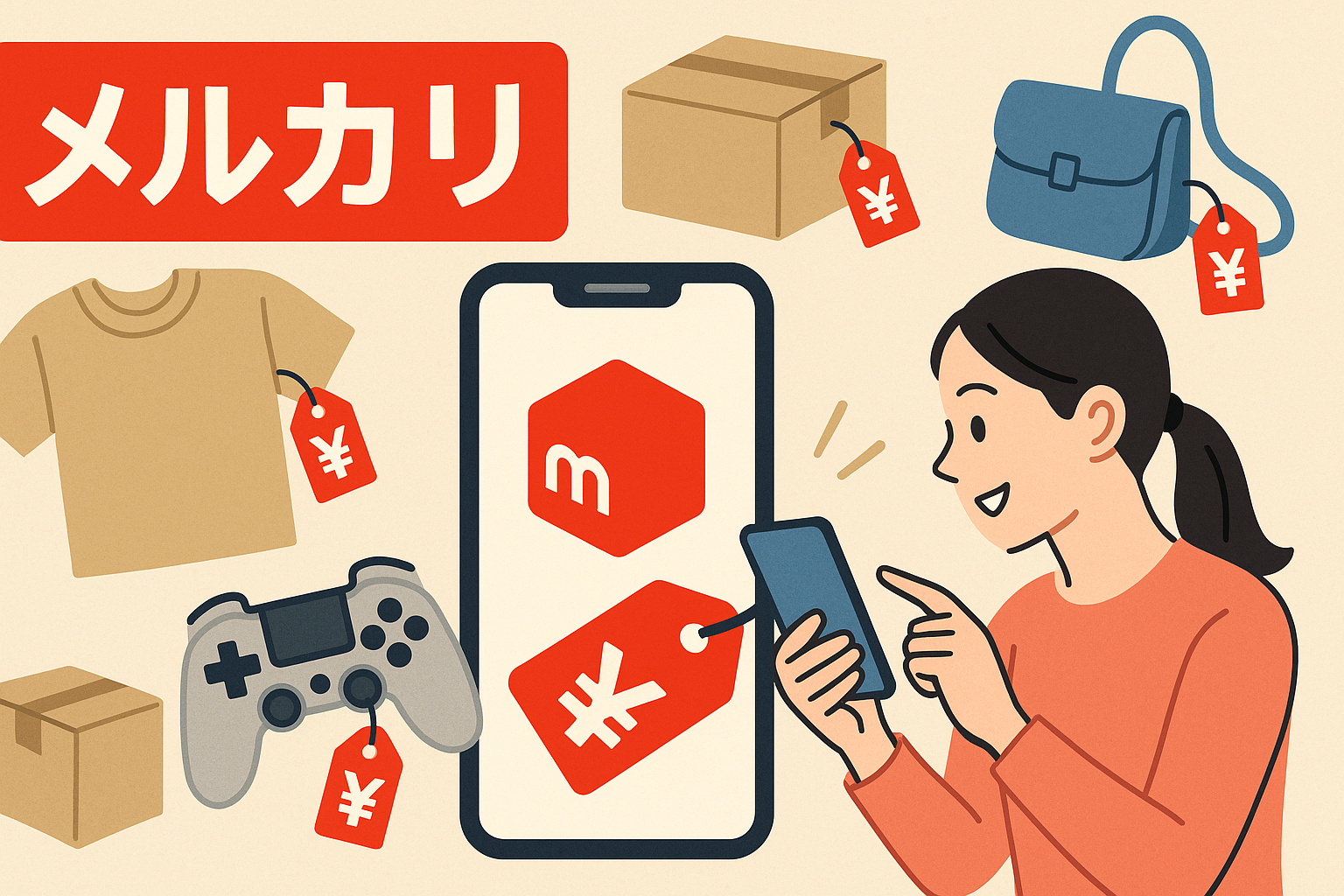 メルカリで3センチ以上の荷物が戻ってくる原因と対処法