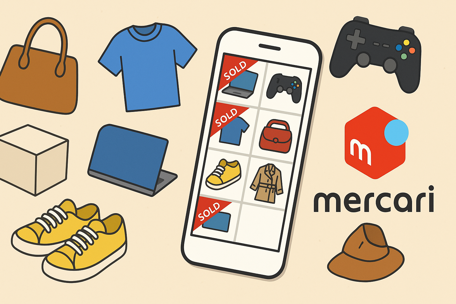 メルカリの楽一番で住所を書くときの正しい書き方と注意点